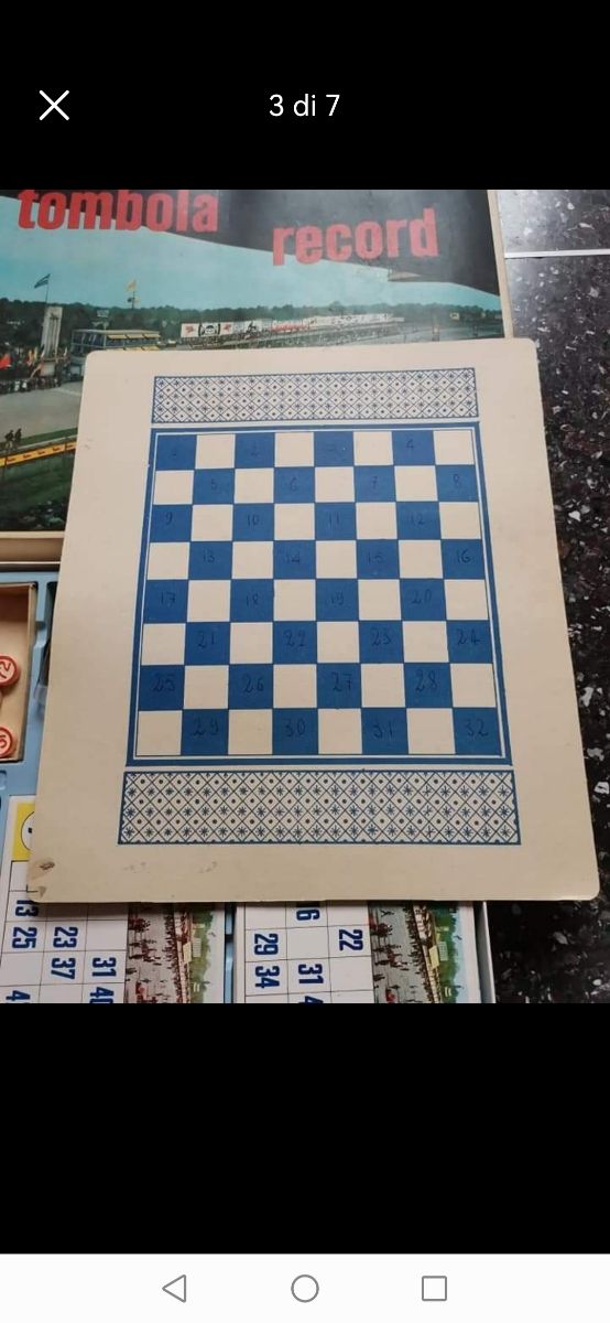 Tombola vintage anni 60 /70