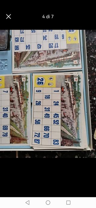 Tombola vintage anni 60 /70