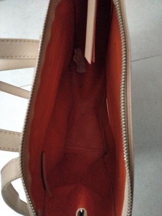 mochila zara rosa claro