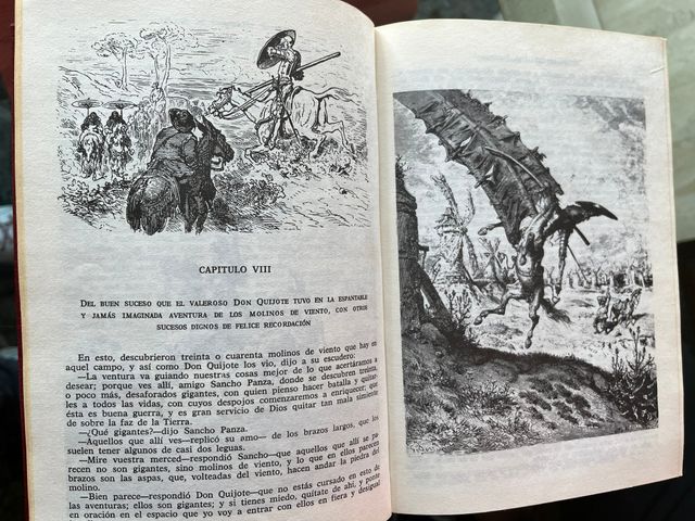 Libro Don Quijote de la Mancha, editorial Petronio