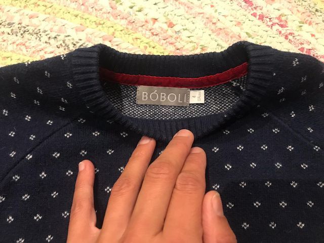 Vestido de punto de invierno niña 4 años