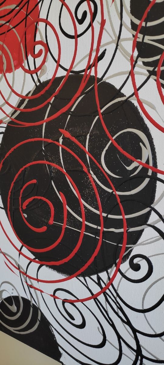 Cuadros abstractos pintados a mano