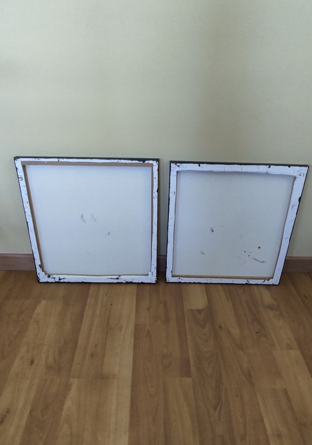 Cuadros abstractos pintados a mano