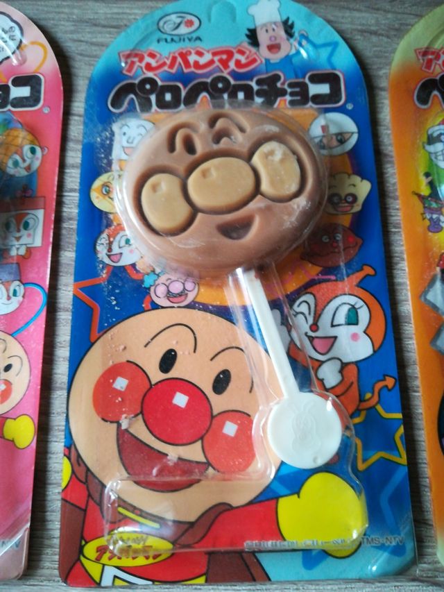 anpan man anpanman chocalitinas piruleta caducadas