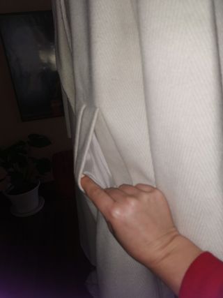 URGE !!ABRIGO OVERSIZE BLANCO TALLA 40