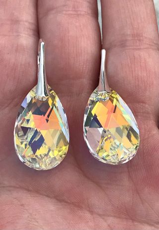 Pendientes Cristal Swarovski y Plata de Ley