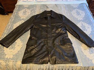 Abrigo piel cordero Springfiel negro talla M