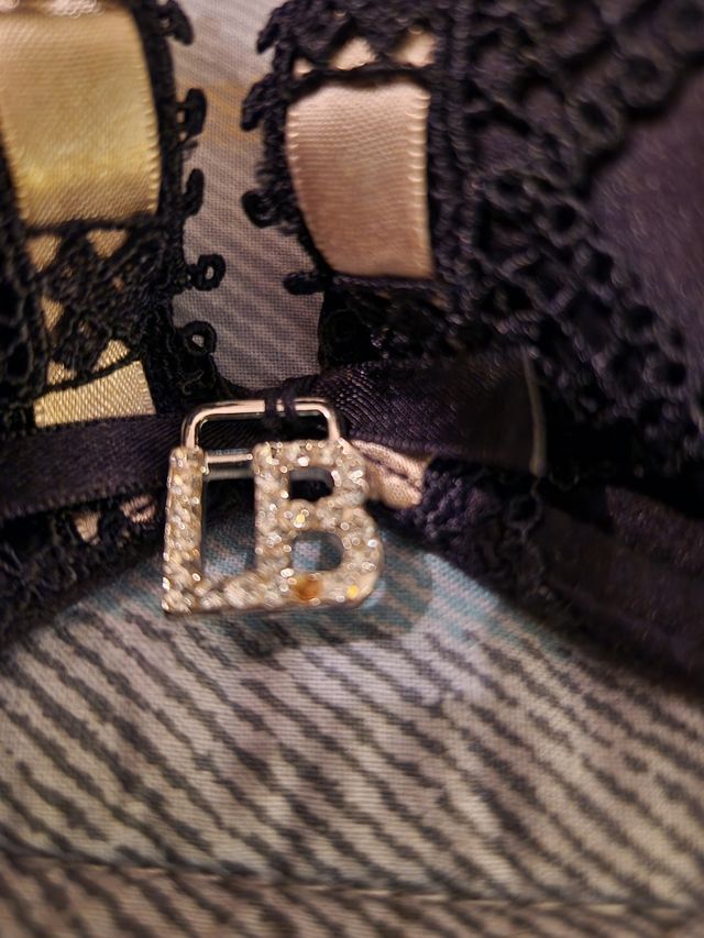 Reggiseno Biagiotti Bodywear nero in raso