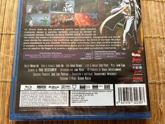 DIVINE GATE SERIE COMPLETA BLURAY NUEVO EMBALADO