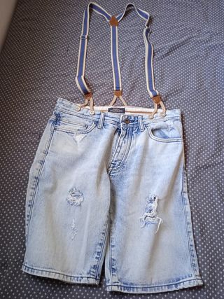Pantalón con tirantes