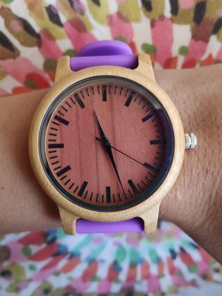Reloj de madera Bobobird