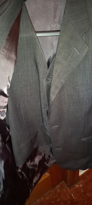 americana  y chaleco  hombre