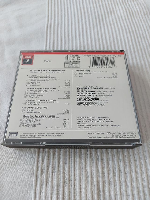 Gabriel Fauré - La música de Camara vol 2