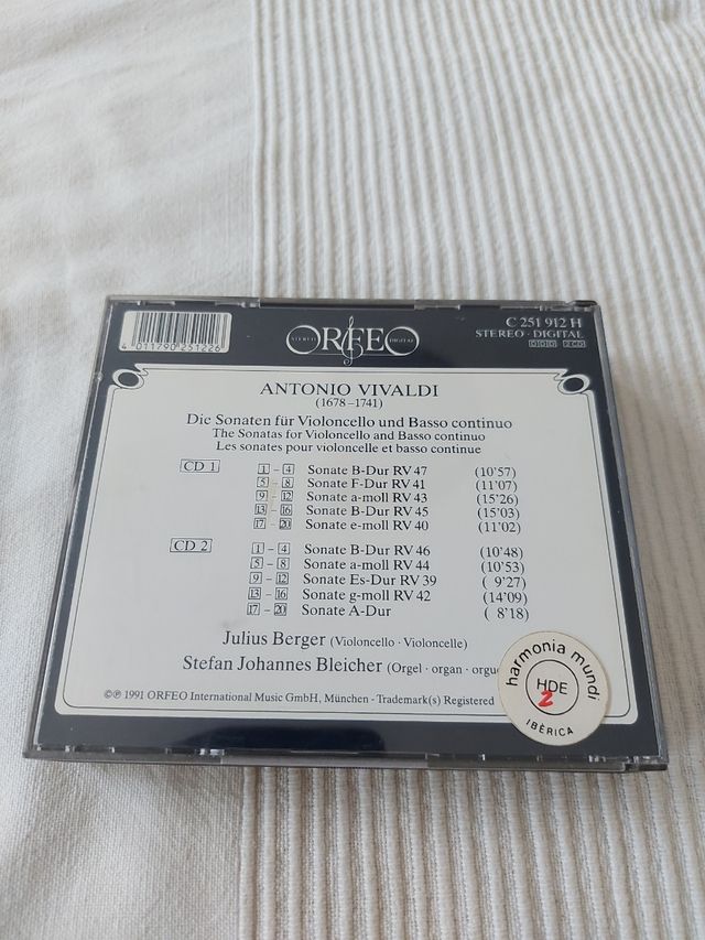 Antonio Vivaldi - 10 Sonatas para Violonchelo