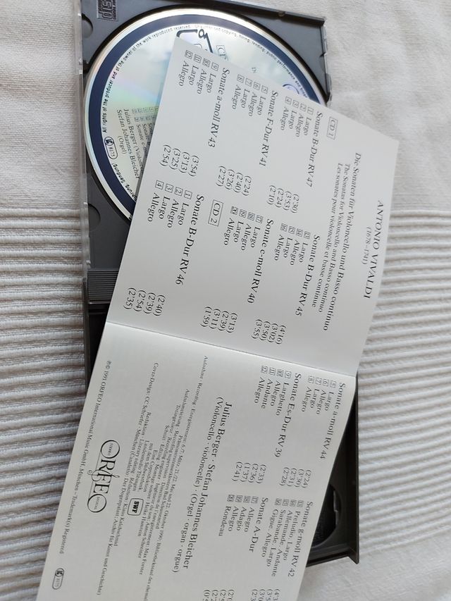 Antonio Vivaldi - 10 Sonatas para Violonchelo