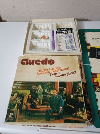 Juego cluedo años 70-80 antiguo 