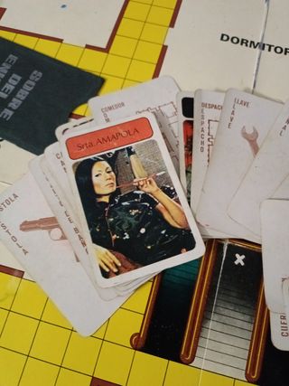 Juego cluedo años 70-80 antiguo 