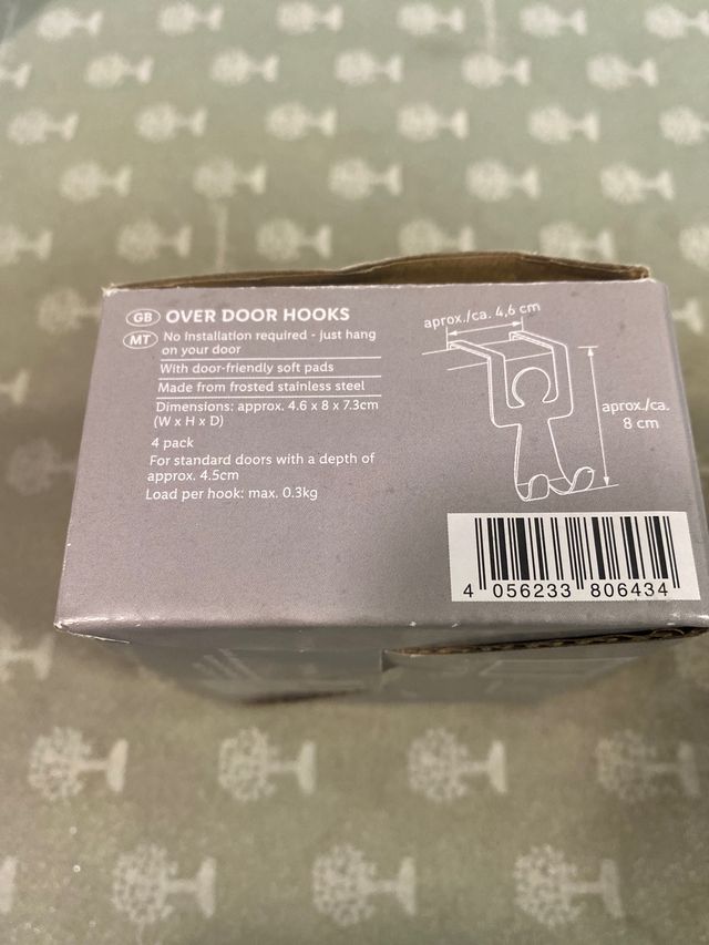 Colgadores para puerta