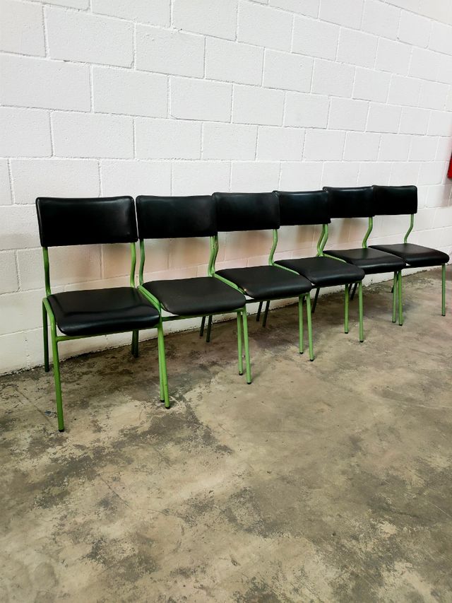 Sedie in pelle vintage