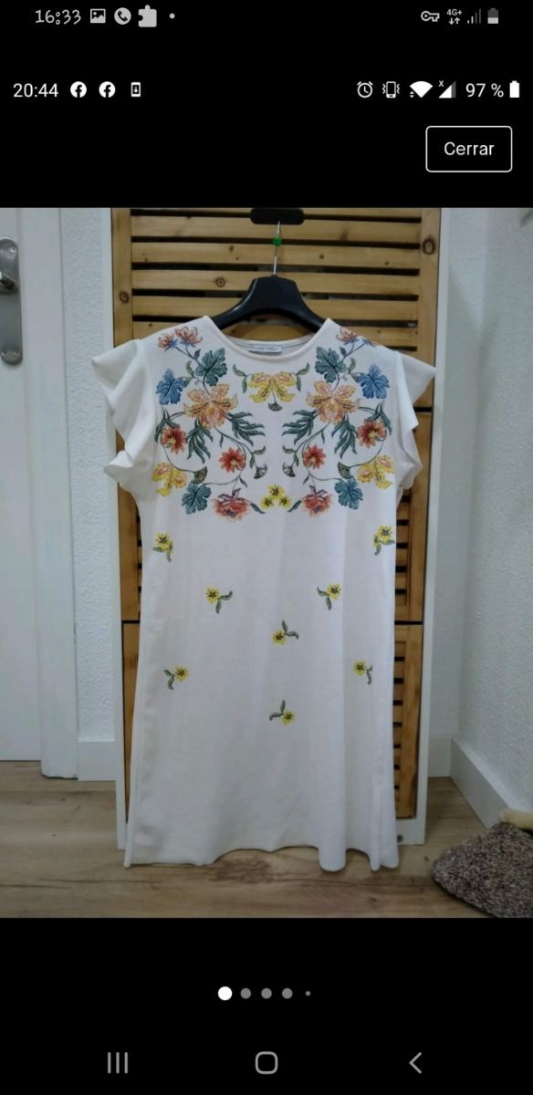 Vestido estampado Zara 🏷