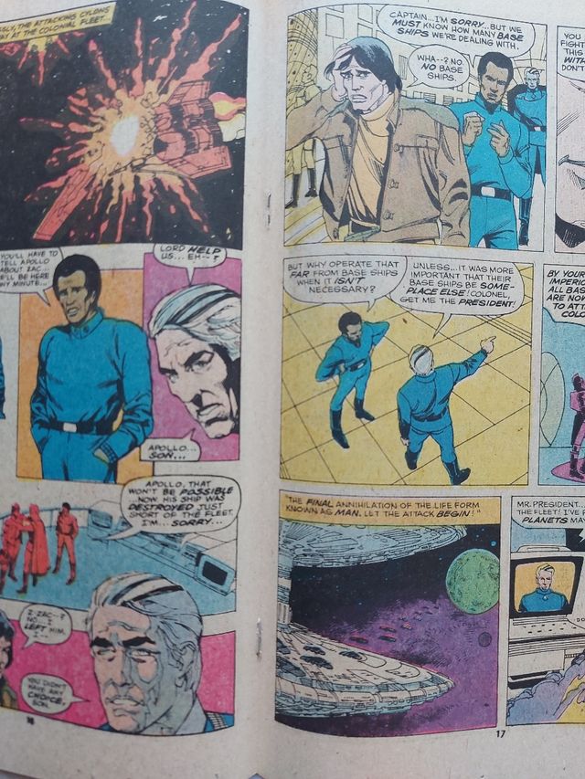 Battlestar Galatica 1 comic USA Marzo 1978