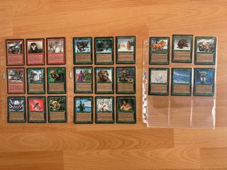 Set de 258 cartas distintas de Era Glacial