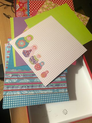 Caja scrapbooki