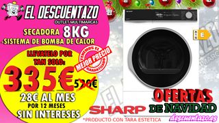 SECADORA SHARP 8KG