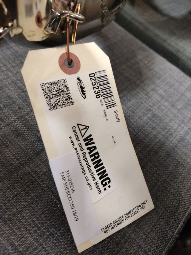 Escape FMF GNARLY SHERCO 18/19