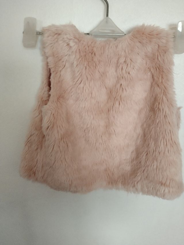 chaleco pelo niña 2 años