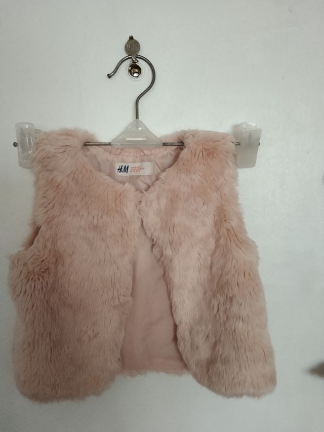 chaleco pelo niña 2 años