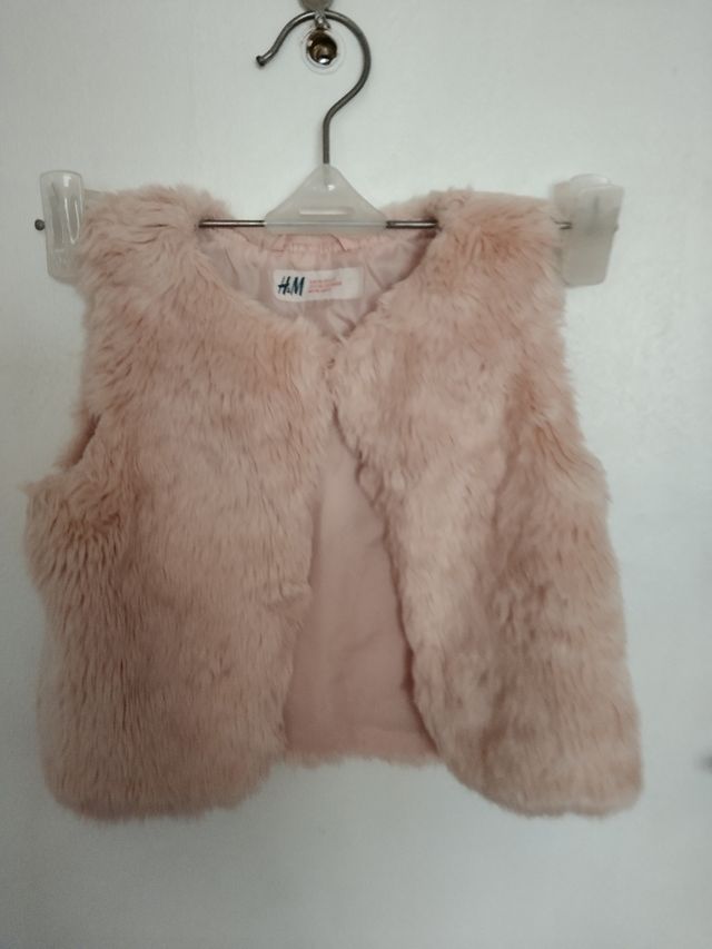 chaleco pelo niña 2 años