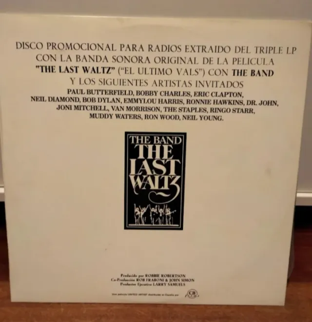 DISCO VINILO THE BAND (EDIC DIFÍCIL)