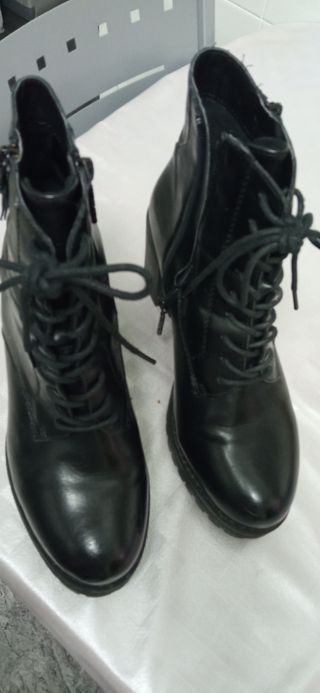 botines piel 38 
