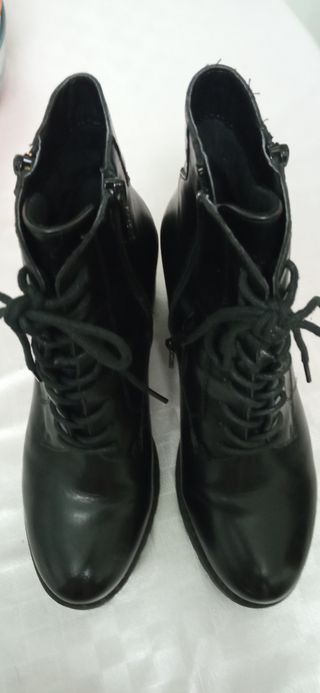 botines piel 38 