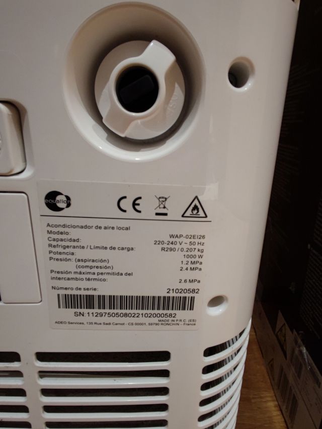 Aire Acondicionado Equation WAP-02E126 em segunda mão durante 70 EUR em ...