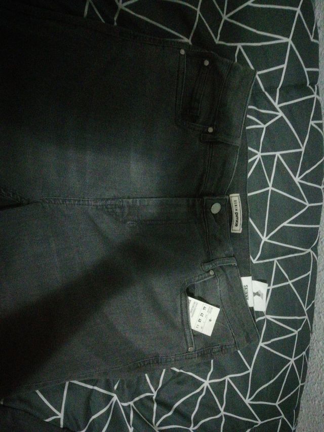vaquero talla 44 gris NUEVO mujer