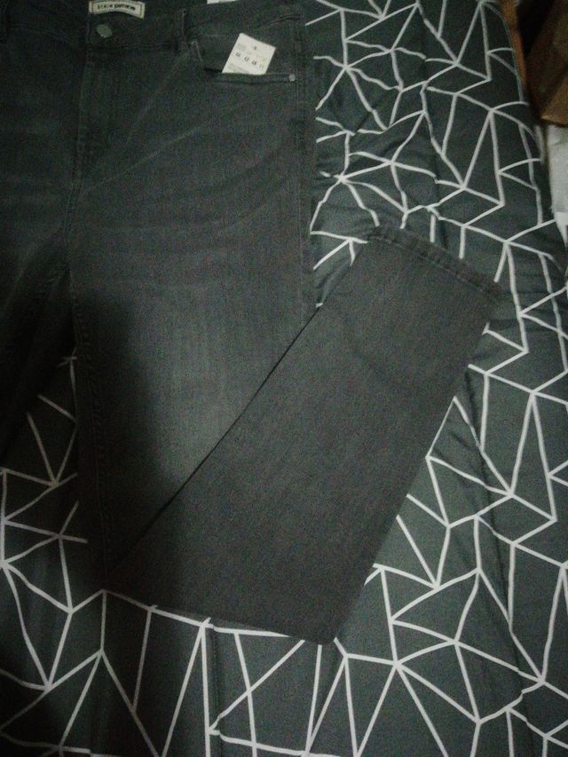 vaquero talla 44 gris NUEVO mujer