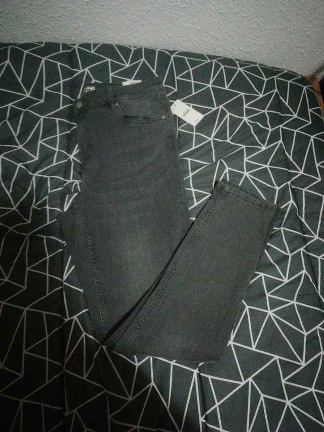 vaquero talla 44 gris NUEVO mujer