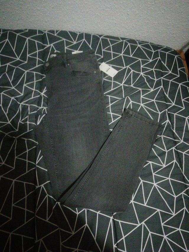vaquero talla 44 gris NUEVO mujer
