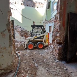 Trabajos con máquinas excavadoras