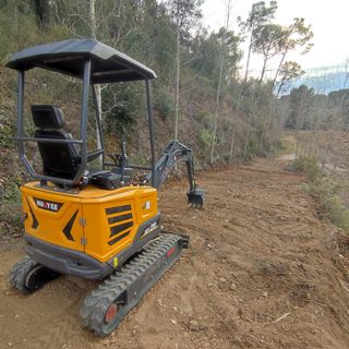 Trabajos con máquinas excavadoras