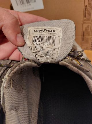 Zapatos de seguridad Goodyear talla 44