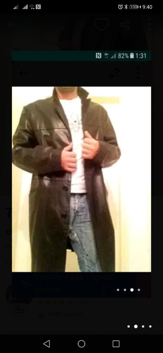 chaquetón piel nuevo