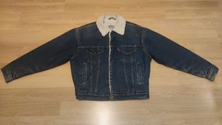 Cazadora vaquera borrego levis hombre 