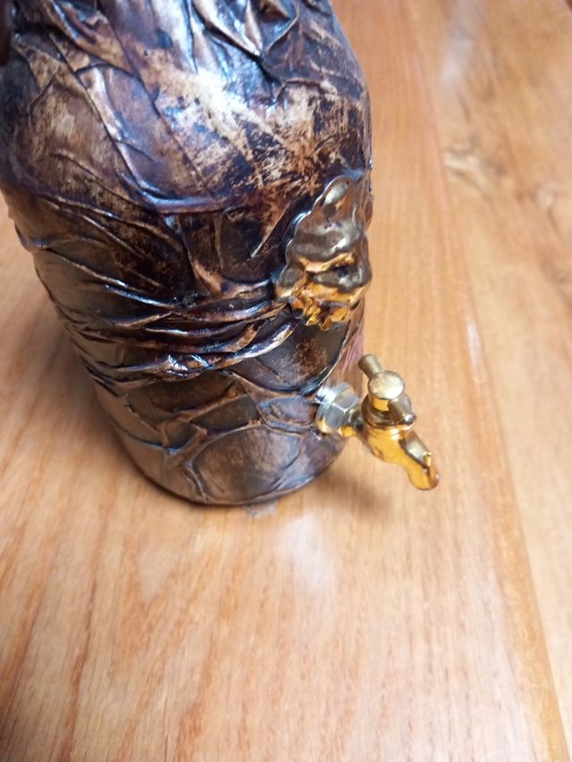 Bottiglia vuota da collezione rivestita 