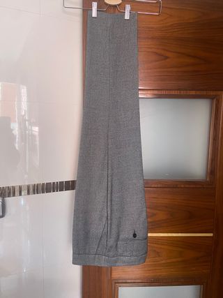 Pantalón traje gris jaspeado Tintoretto 
