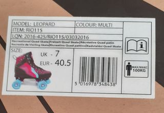 RIO ROLLER Quad Skates (patines)