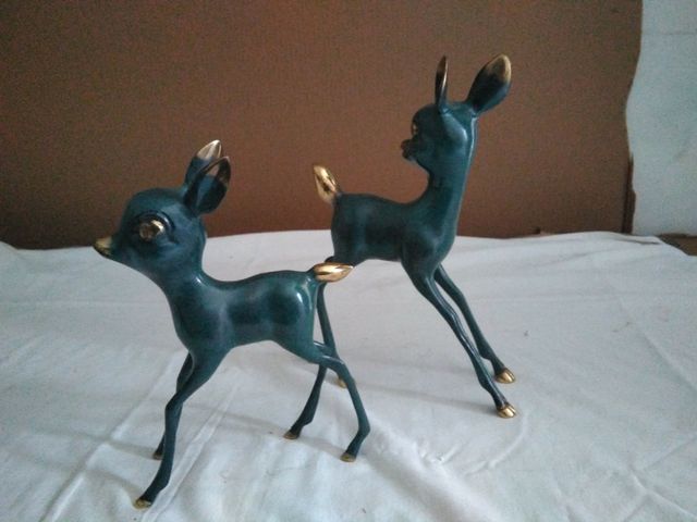 Artesania de figura en bronce patinado