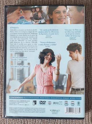 Dvd Gabrielle película canadiense